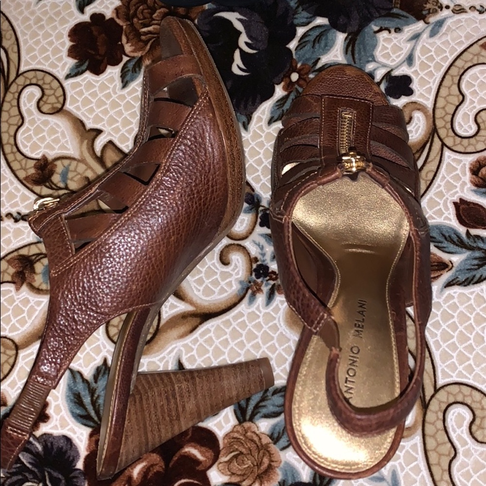 brown heels